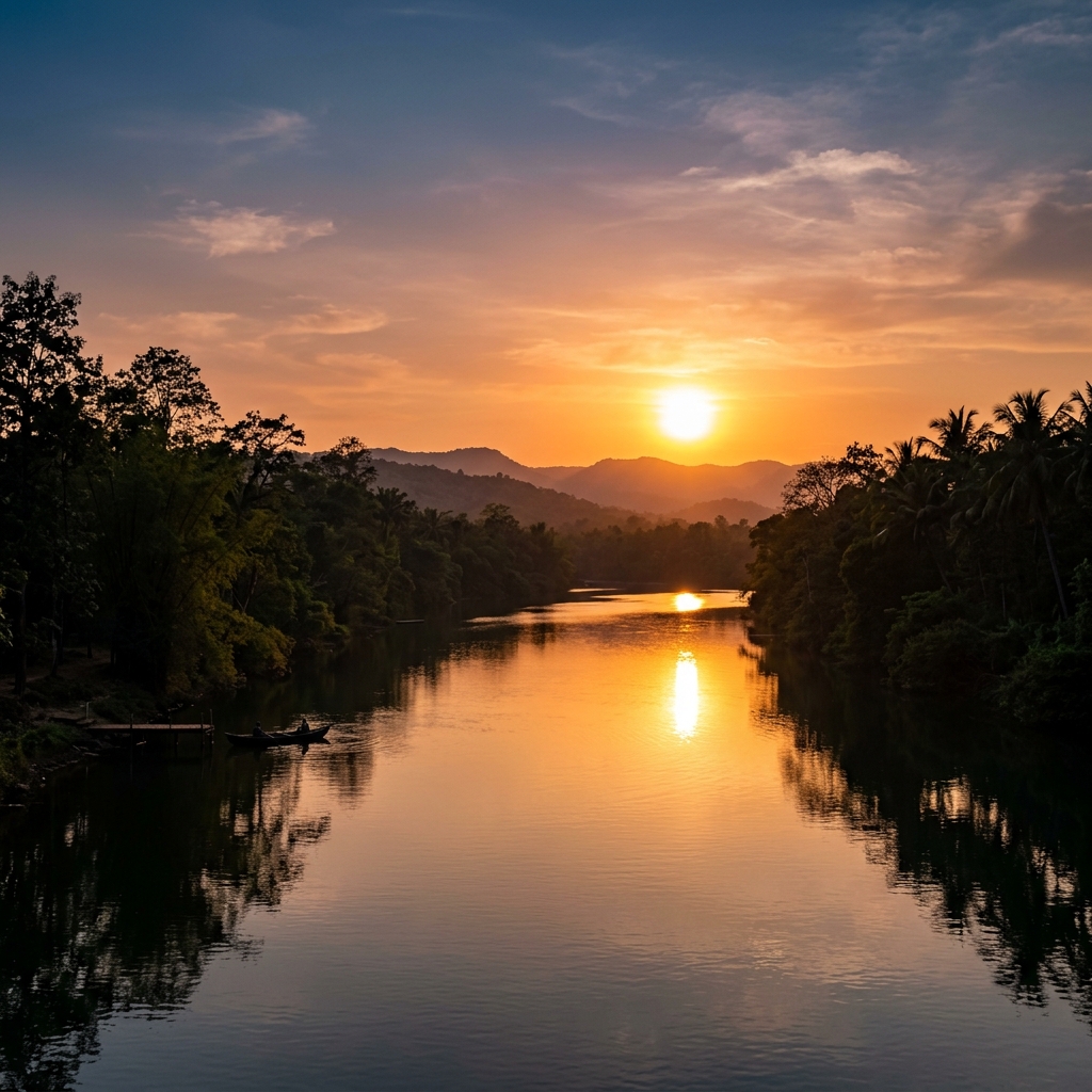 Kali River Sunset
